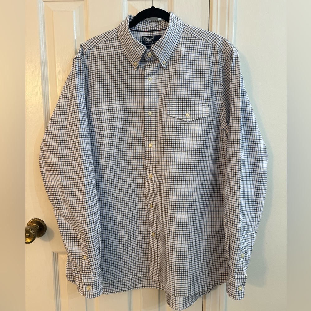 Polo Ralph Lauren Custom Fit Button Down Checkered XL